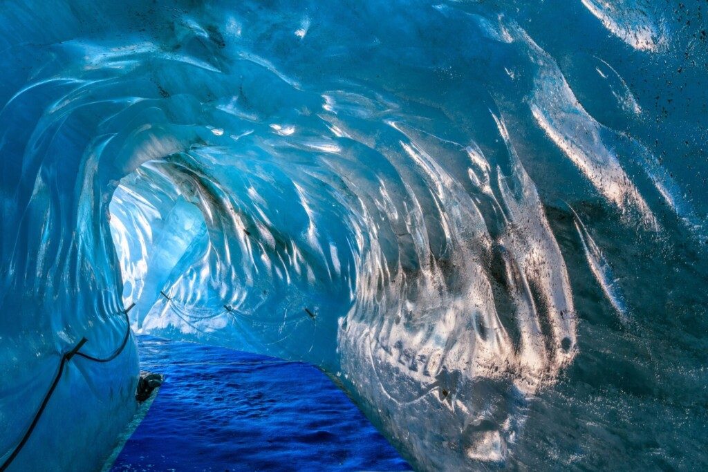 Grotte de glace de la Mer de Glace à Chamonix-Mont-Blanc