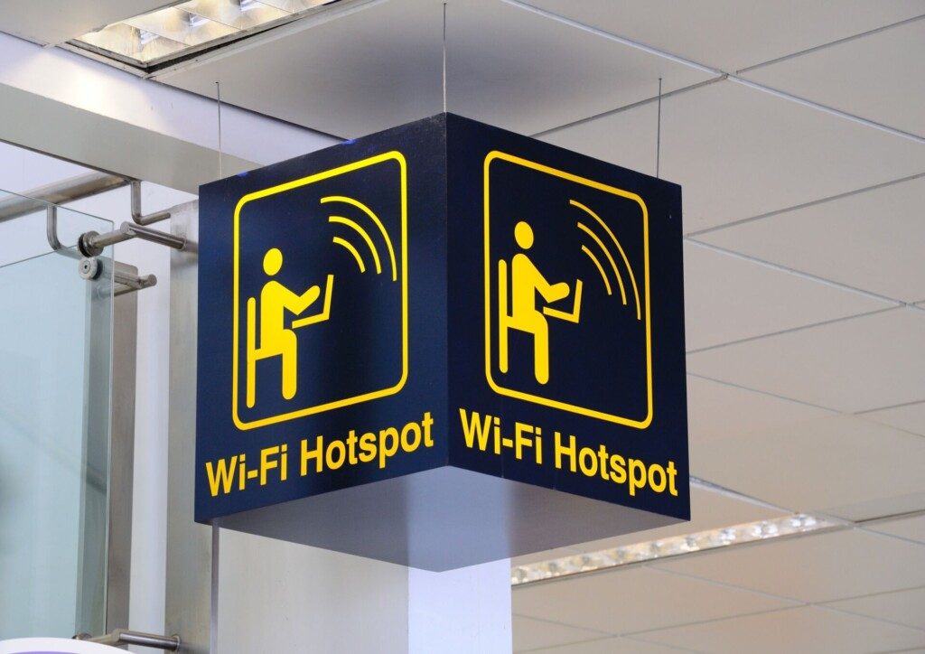 Hotspot Wi-Fi pour se connecter à Internet