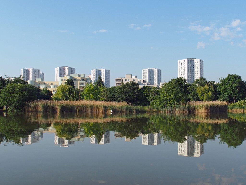 Le Parc André Malraux près de la Défense, côté Nanterre