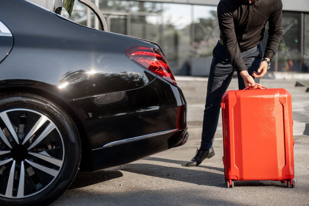 Taxi ou VTC coffre valise