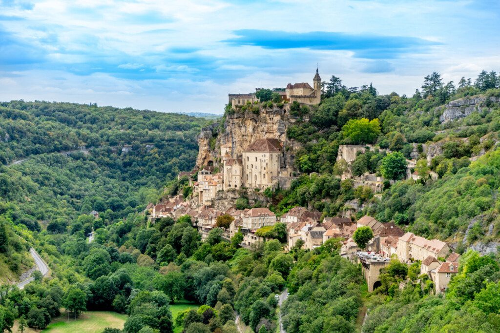 Village de Rocamadour dans le Lot en Occitanie