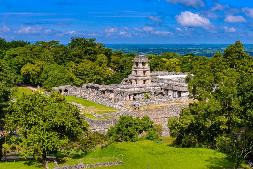 Le site archéologique de Palenque au Chiapas (Mexique)