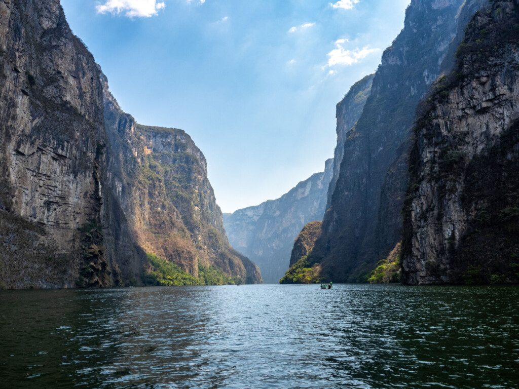 Les falaises du Canyon del Sumidero (Chiapas)