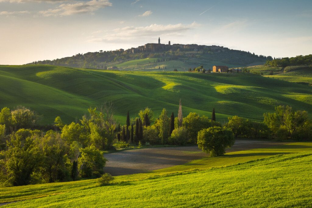 Paysages du Val d'Orcia en Toscane