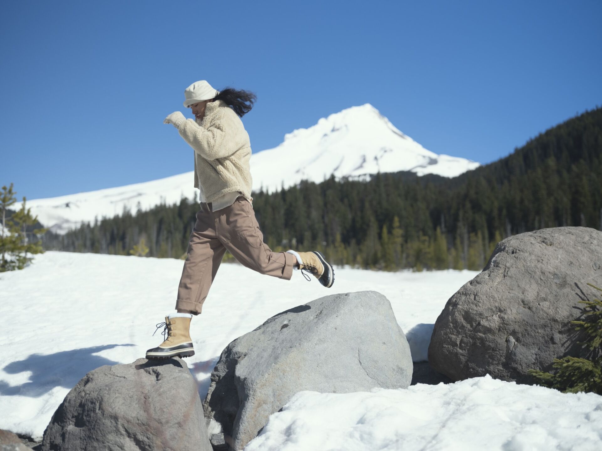 Chaussures hiver en voyage © Sorel