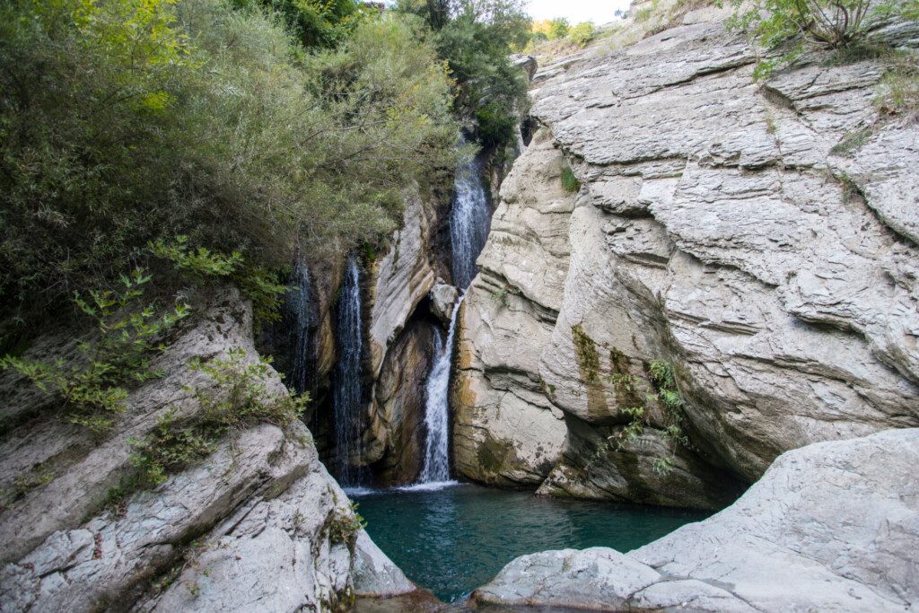 Les cascades de Bogove autour de Berat (Albanie)