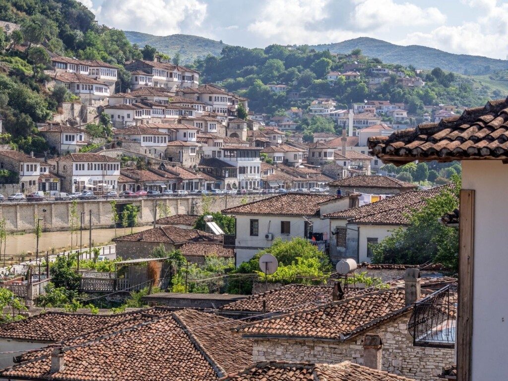 Quartier de Mangalem à Berat